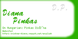 diana pinkas business card